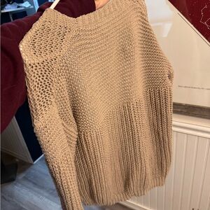 SHEIN Beige Knit Sweater
